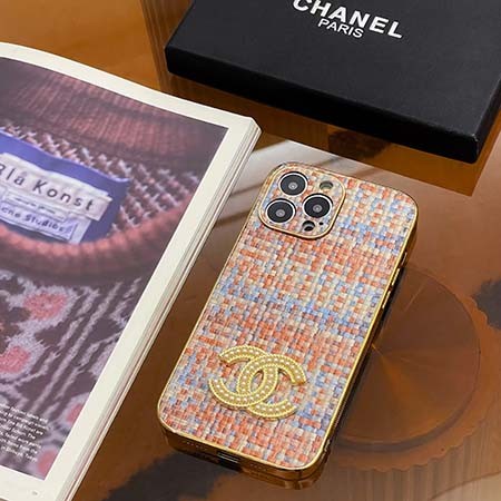 iphone13プロマックス chanel 金属ロゴ付き 携帯ケース