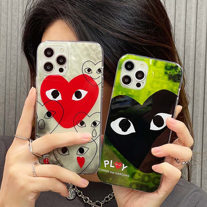 iphone14プロmax カバー comme des garçons風 