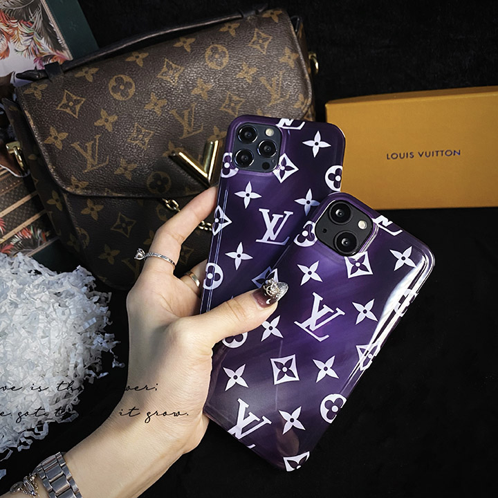 vuitton 紫 パープルカバー アイフォーン14