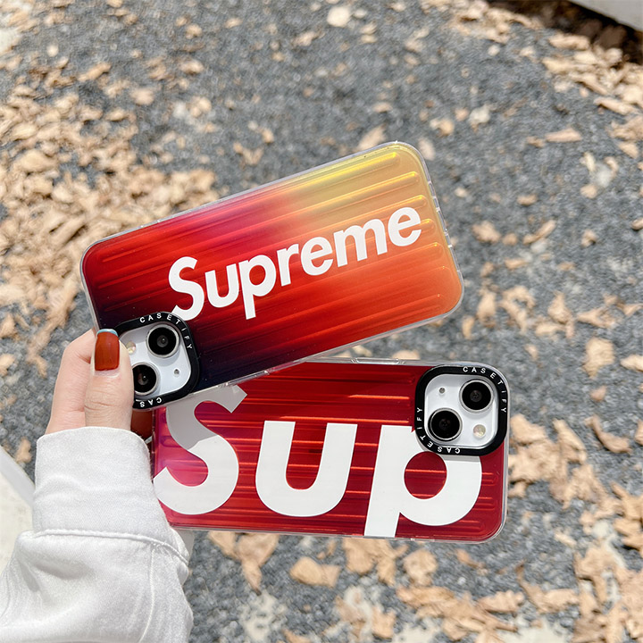 アイフォン14プロ カバー supreme風 