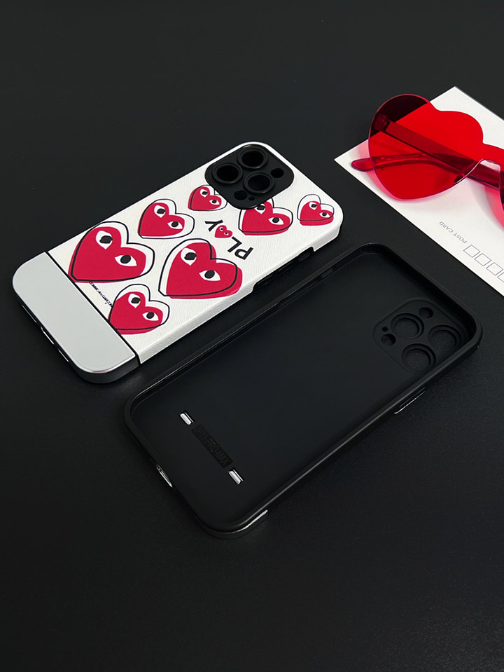 アイフォーン15プラス comme des garçons スマホケース 