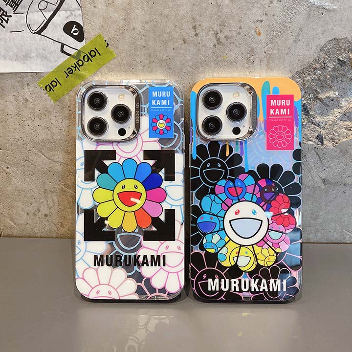 murakami sunflower風 携帯ケース アイフォン 15 ultra 